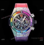 Copy Hublot Big Bang Unico King Silver Rainbow Swiss 7750 Watch 45mm